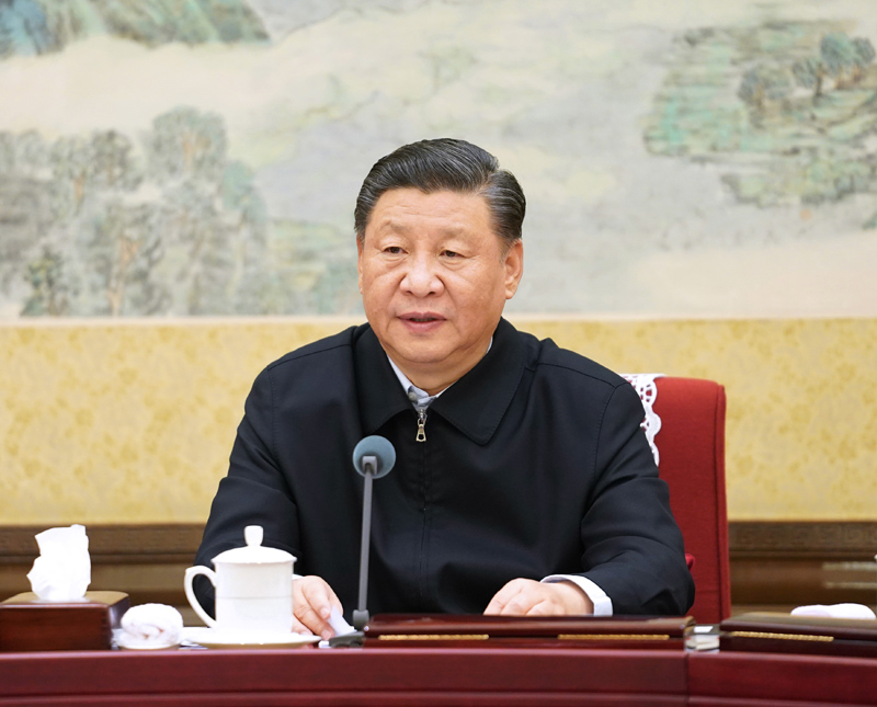 12月26日至27日，，中共中央政治局召开“不忘初心、服膺使命”专题民主生涯会，，中共中央总书记习近平主持会议并颁发重要讲话。。新华社记者 李学仁 摄