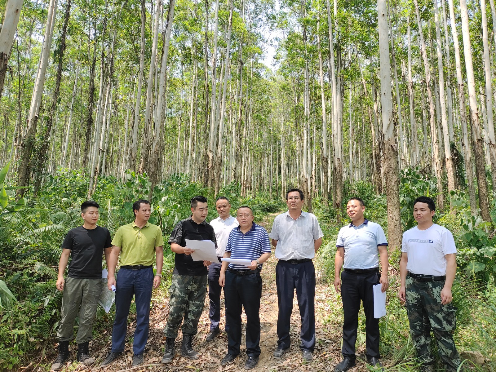 张泽尧一行人前往延安分公司林地查抄领导营林出产工作-胡洋摄 (1).jpg